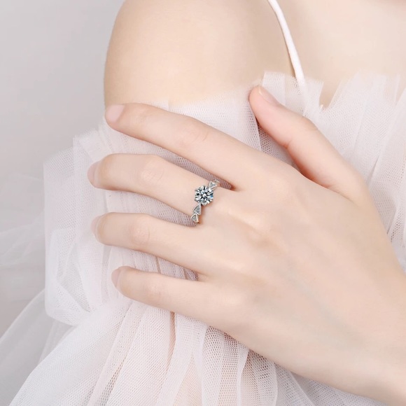 S925 Sterling Sliver Adjustable Ring for women - Picture 1 of 8